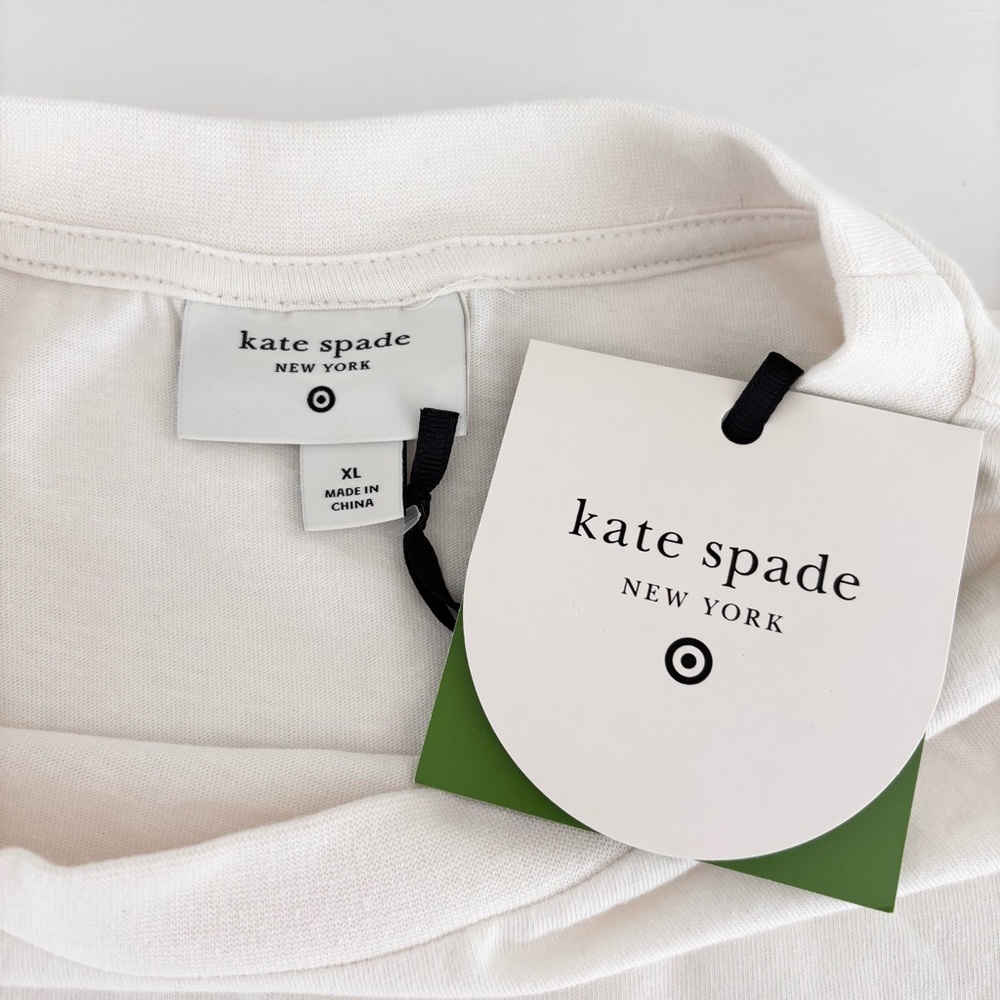 ☀️KATE SPADE x TARGET Dance Till Dawn Graphic T-Shirt Sz XL NWT - Picture 7 of 9